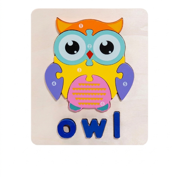 3D Animal Alphabet Puzzle for Kids
