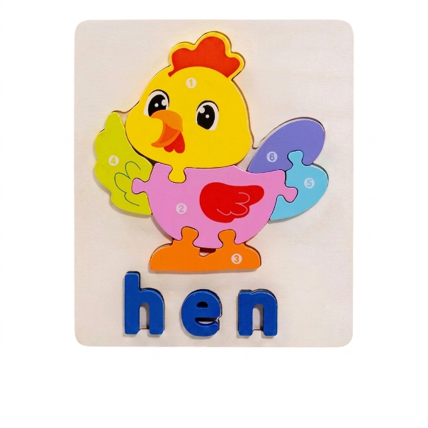 3D Animal Alphabet Puzzle for Kids