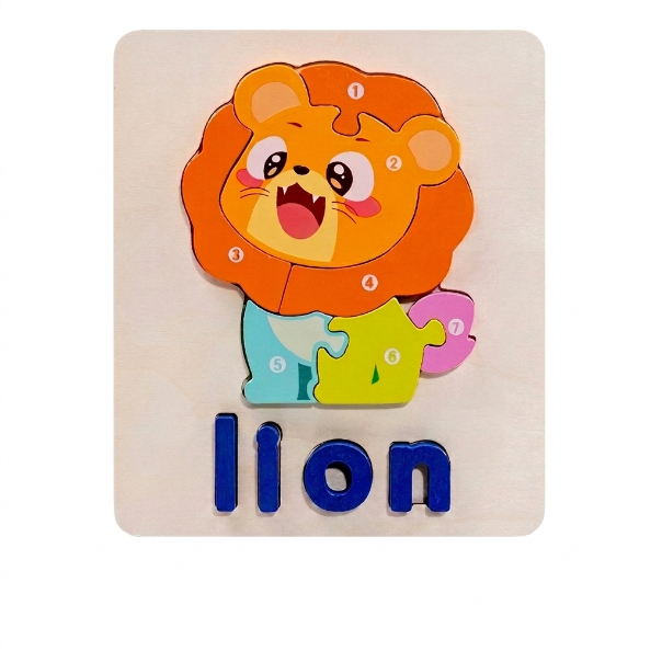 3D Animal Alphabet Puzzle for Kids