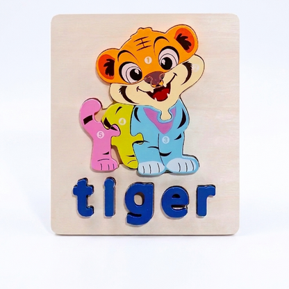 3D Animal Alphabet Puzzle for Kids