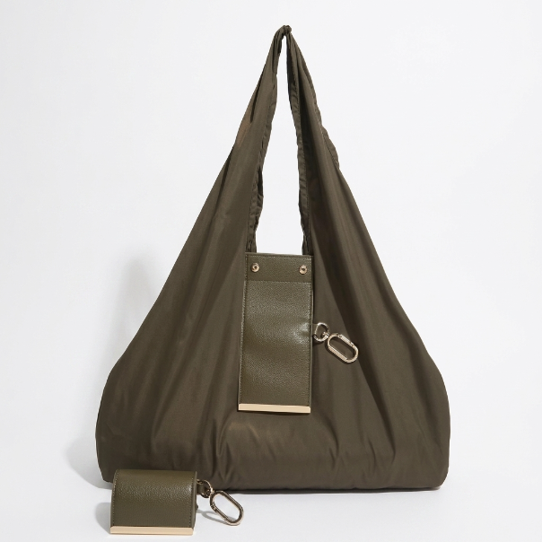 Foldable Keychain Shopping Tote Bag