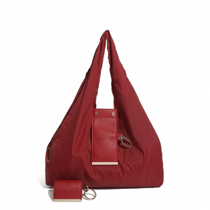 Foldable Keychain Shopping Tote Bag