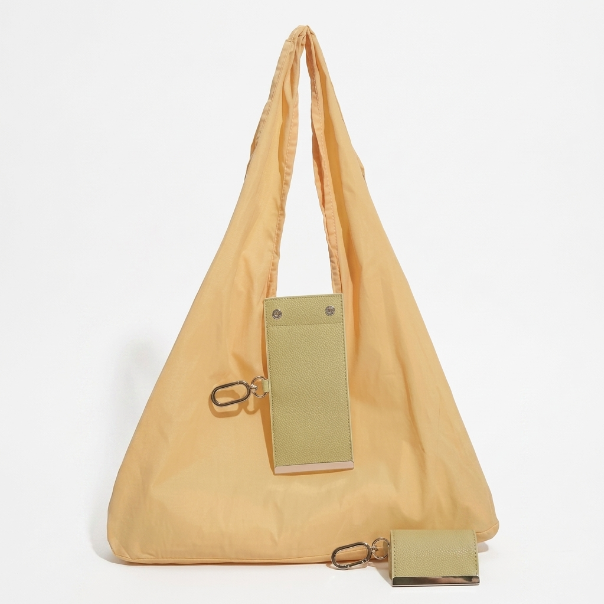 Foldable Keychain Shopping Tote Bag