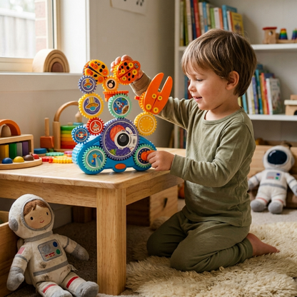 Electric Gear Building Blocks STEM Set
