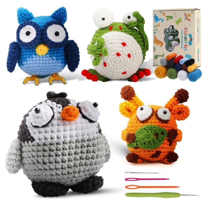 DIY Animal Crochet Kit for Beginners