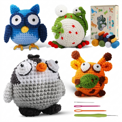 DIY Animal Crochet Kit for Beginners