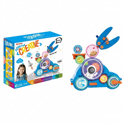 Electric Gear Building Blocks STEM Set