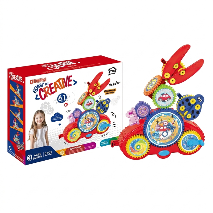 Electric Gear Building Blocks STEM Set