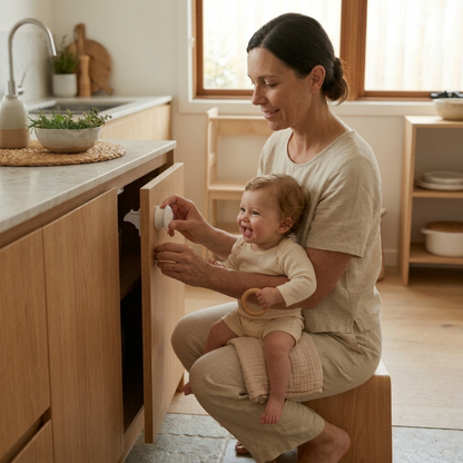 Magnetic Childproof Cabinet & Drawer Locks (5-Pack)