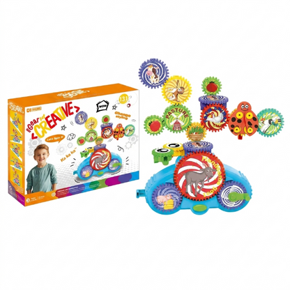 Electric Gear Building Blocks STEM Set