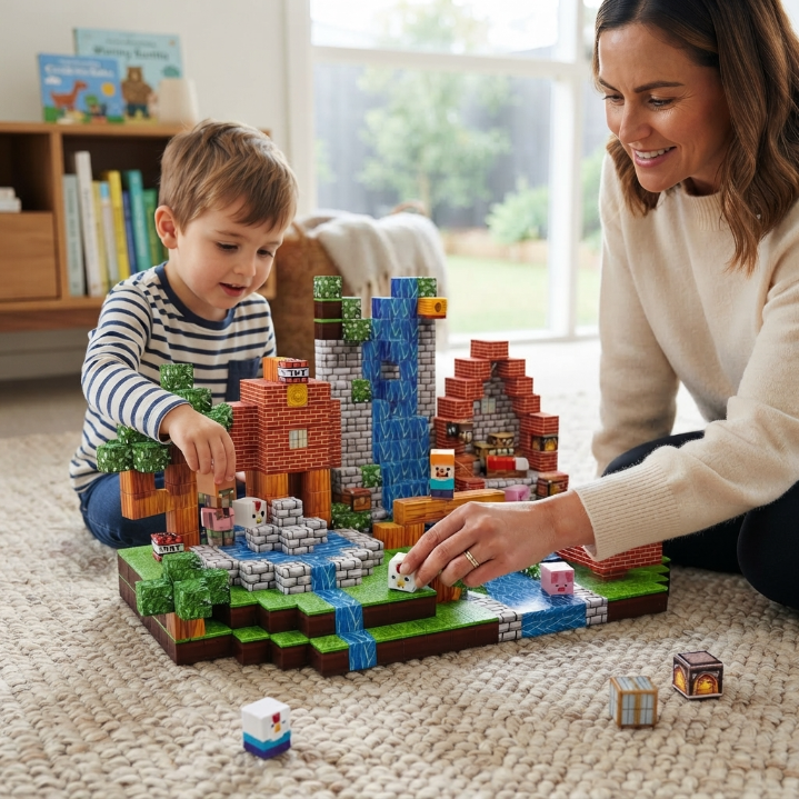 Kids Magnetic Animal Home Building Blocks