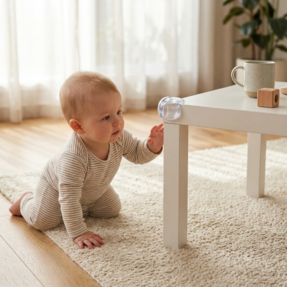 Transparent Baby Safety Corner Guards for Tables & Furniture (10-Pack)