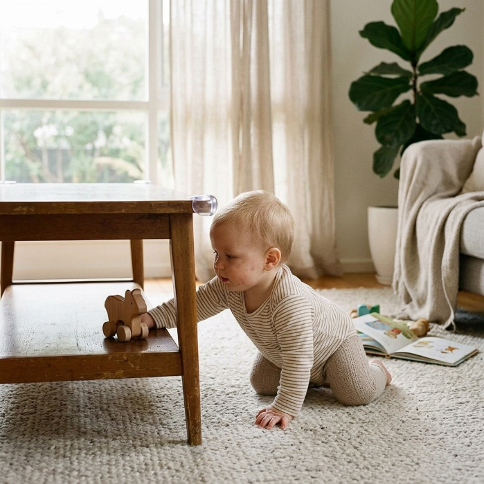 Transparent Baby Safety Corner Guards for Tables & Furniture (10-Pack)