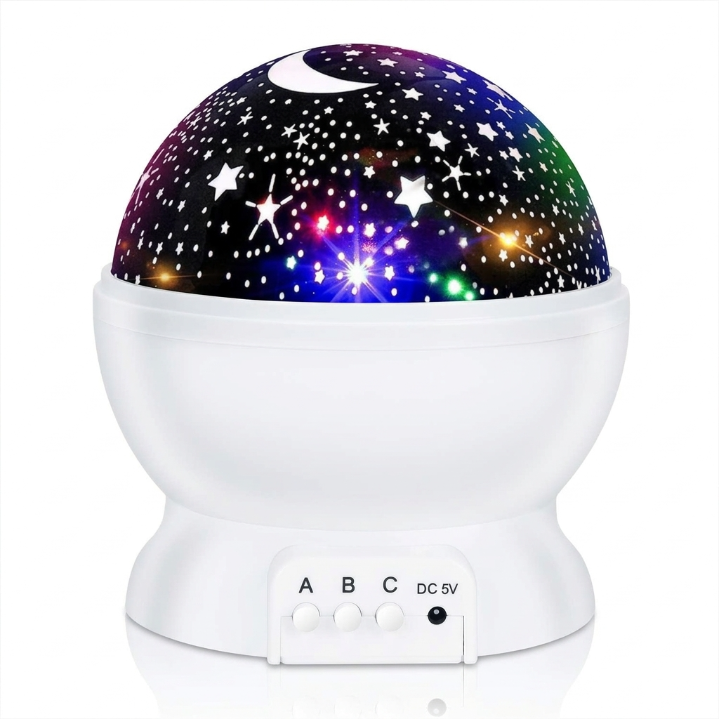 360° Rotating Star Projector Night Light for Kids