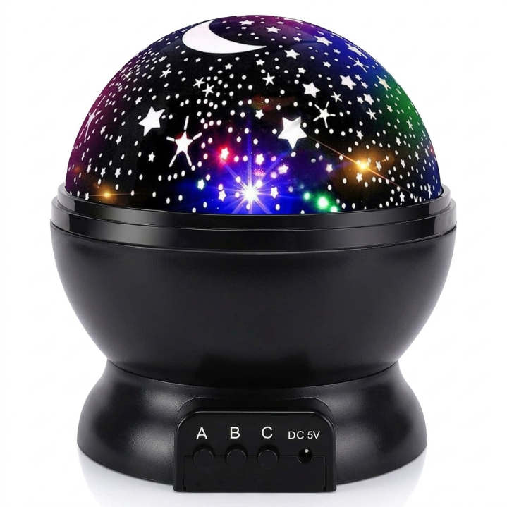 360° Rotating Star Projector Night Light for Kids