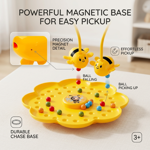 Magnetic Bee Fishing Game