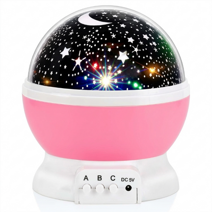 360° Rotating Star Projector Night Light for Kids