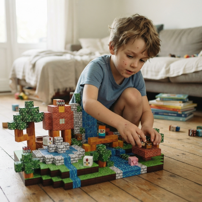 Kids Magnetic Animal Home Building Blocks