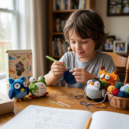 DIY Animal Crochet Kit for Beginners