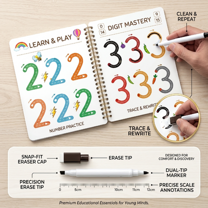 Reusable Magic Practice Book Set