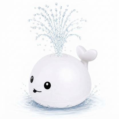 Light-Up Whale Bath Toy with Automatic Water Spray for Babies