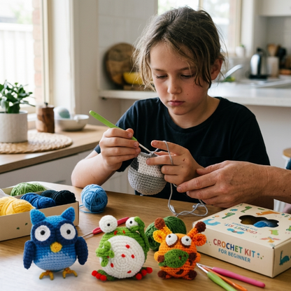 DIY Animal Crochet Kit for Beginners
