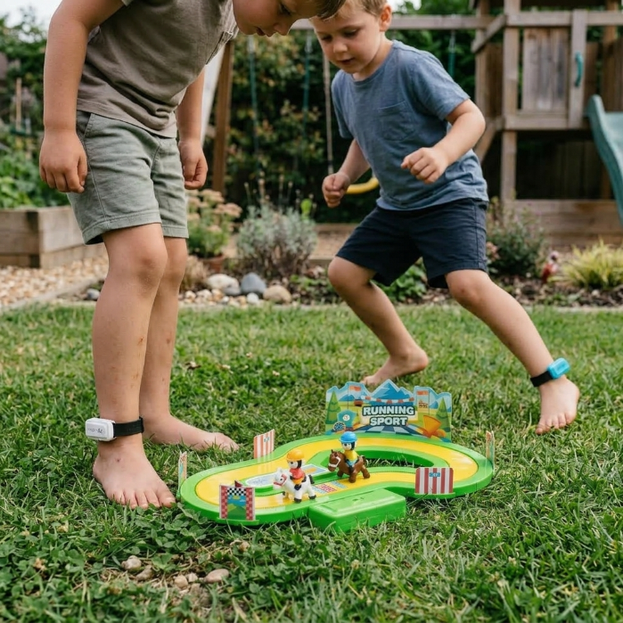 Motion-Sensing Racing Track Game for Kids
