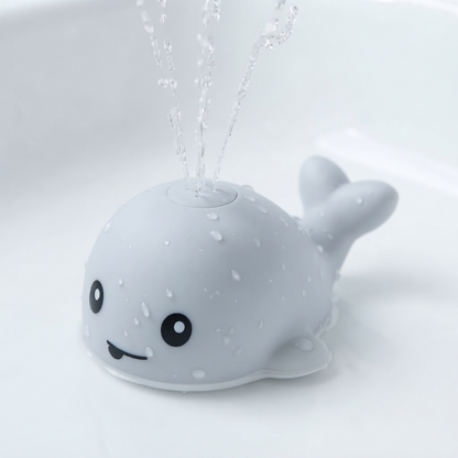 Light-Up Whale Bath Toy with Automatic Water Spray for Babies