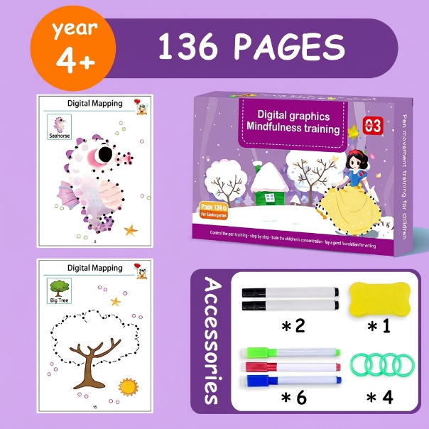 Reusable Magic Practice Book Set