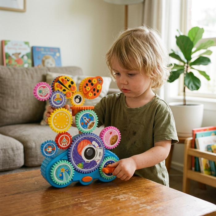 Electric Gear Building Blocks STEM Set