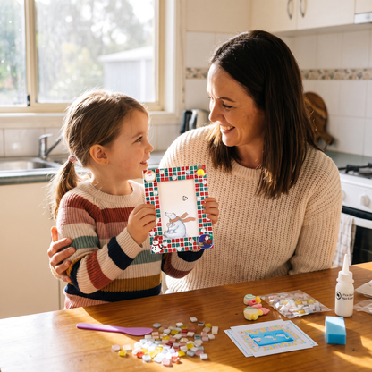 DIY Mosaic Photo Frame Craft Kit for Kids