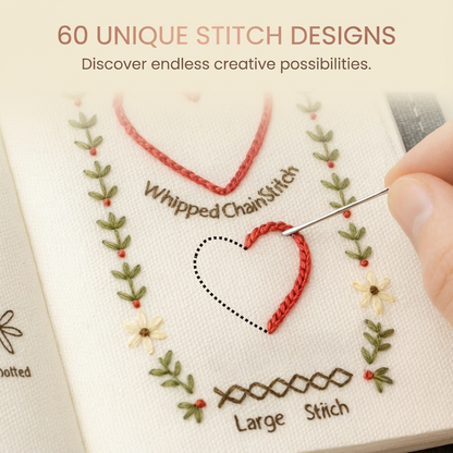 Embroidery Stitch Book for Mums and Kids