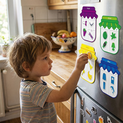 Magnetic Fridge Learning Magnets for Children