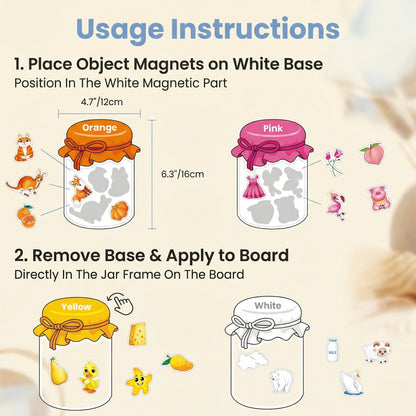 Magnetic Fridge Learning Magnets for Children