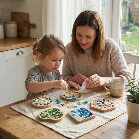 DIY Mosaic Coaster Craft Kit