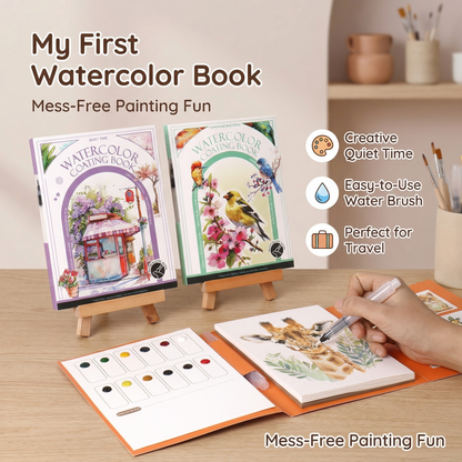 ArtEase™ Watercolour Art Kit with Built In Paint