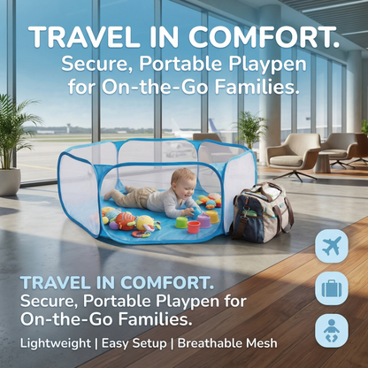 Toddler Pop Up Playpen for Travel