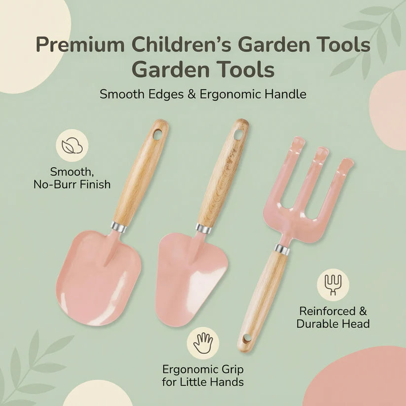 Kids Gardening Tool Set with Bag