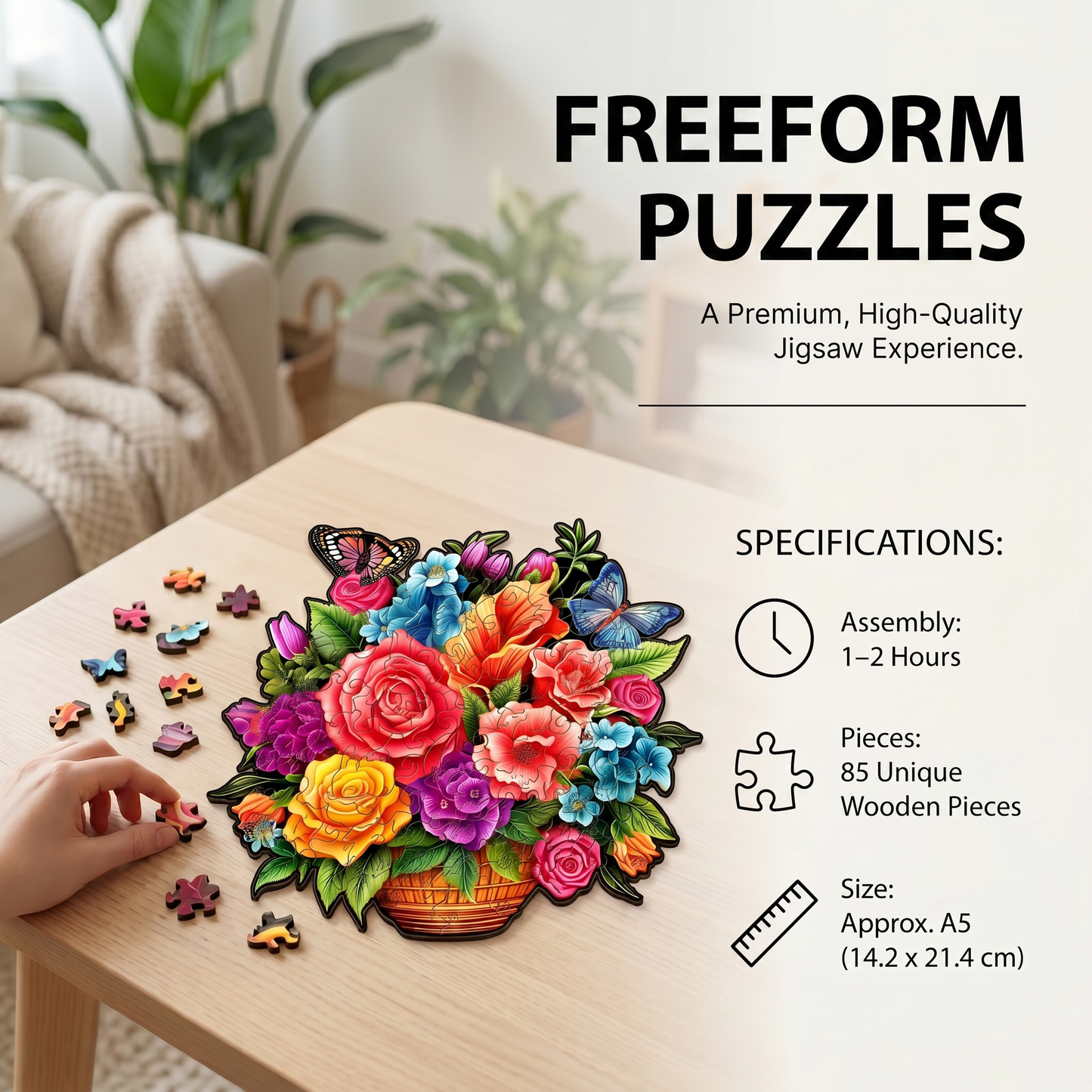 Wooden Freeform Puzzle