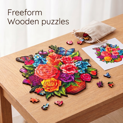 Wooden Freeform Puzzle