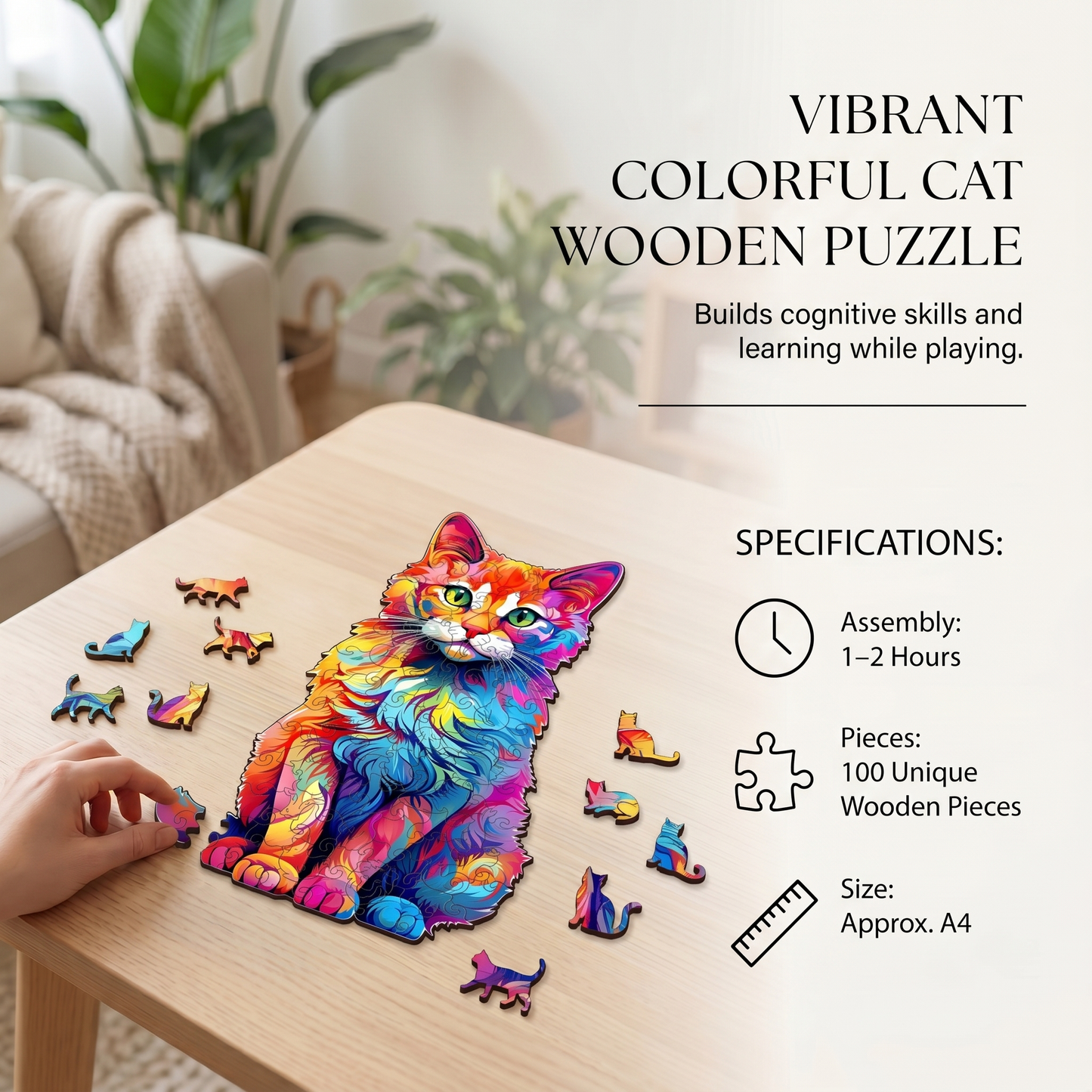Wooden Freeform Puzzle