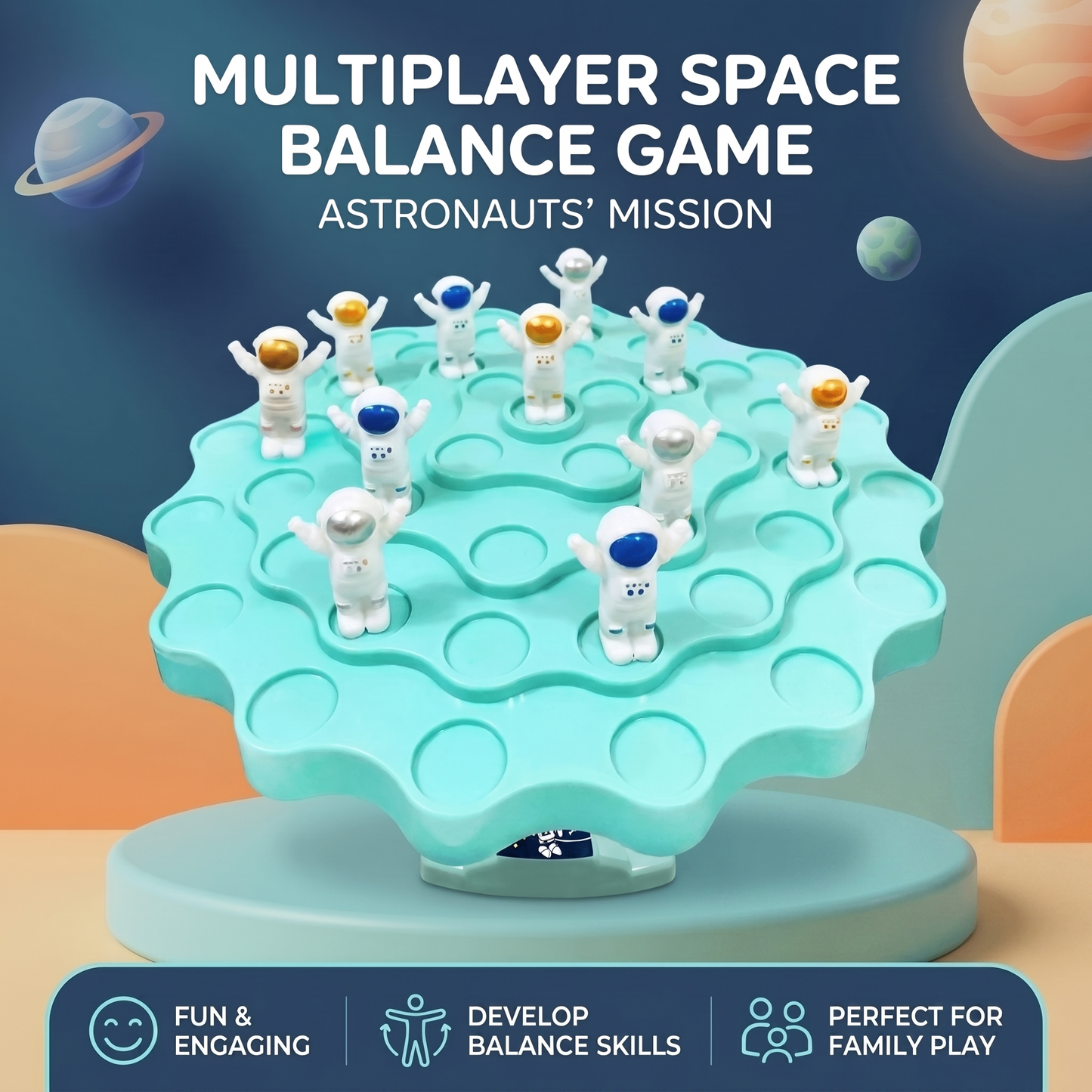 Astronaut Balance Counting Toy