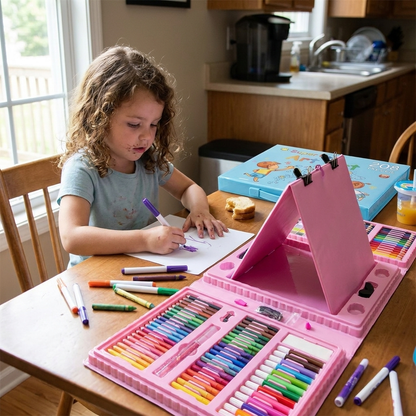 208 Piece Kids Art Set Case