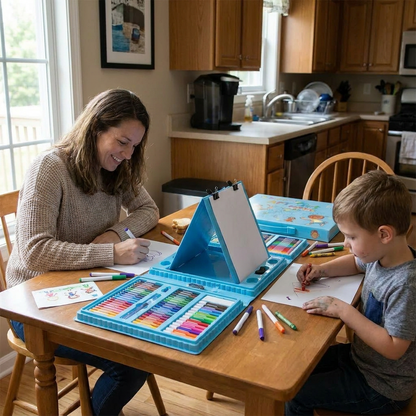 208 Piece Kids Art Set Case