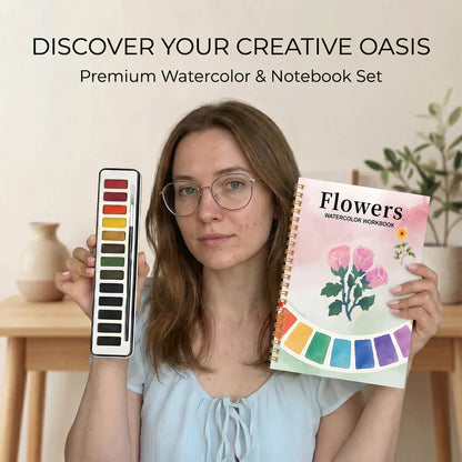 Create & Calm Guided Watercolour Book