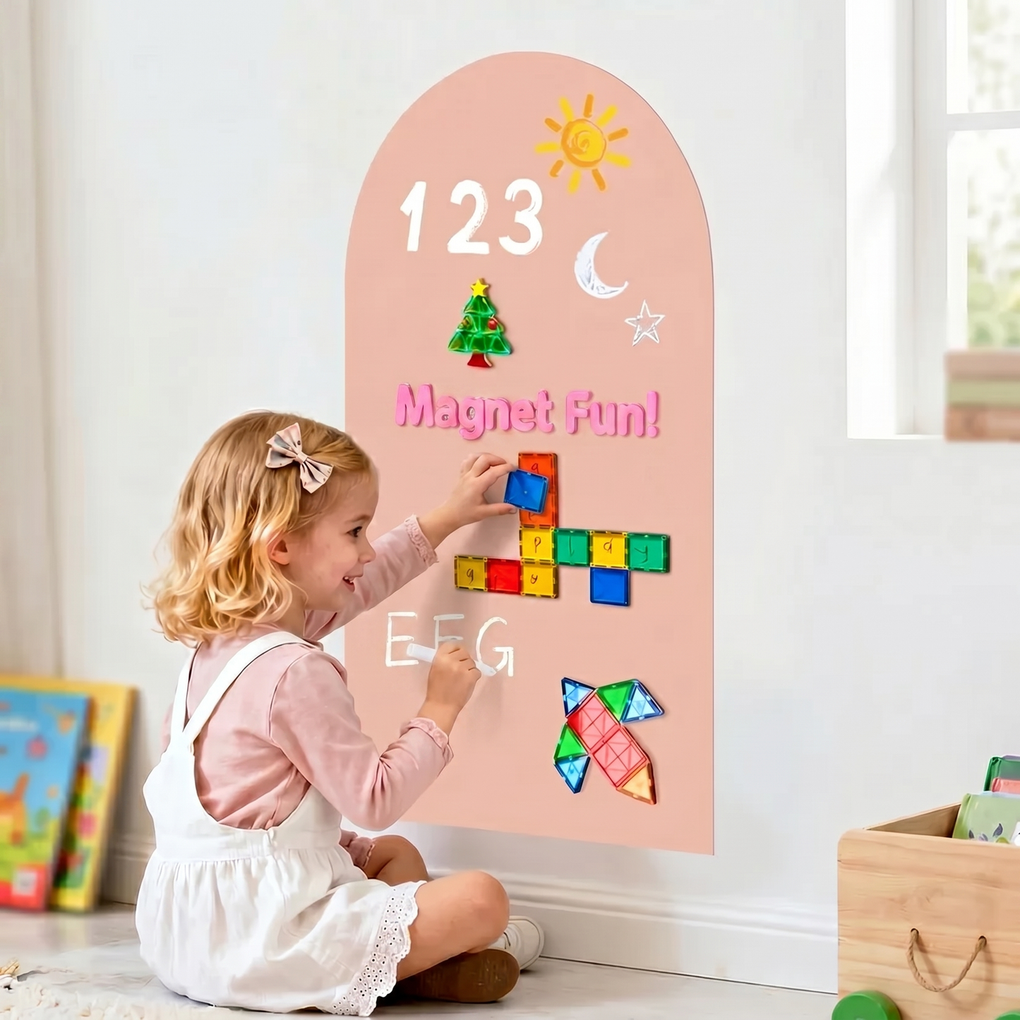 Magnetic Drawing Wall Sticker for Playrooms