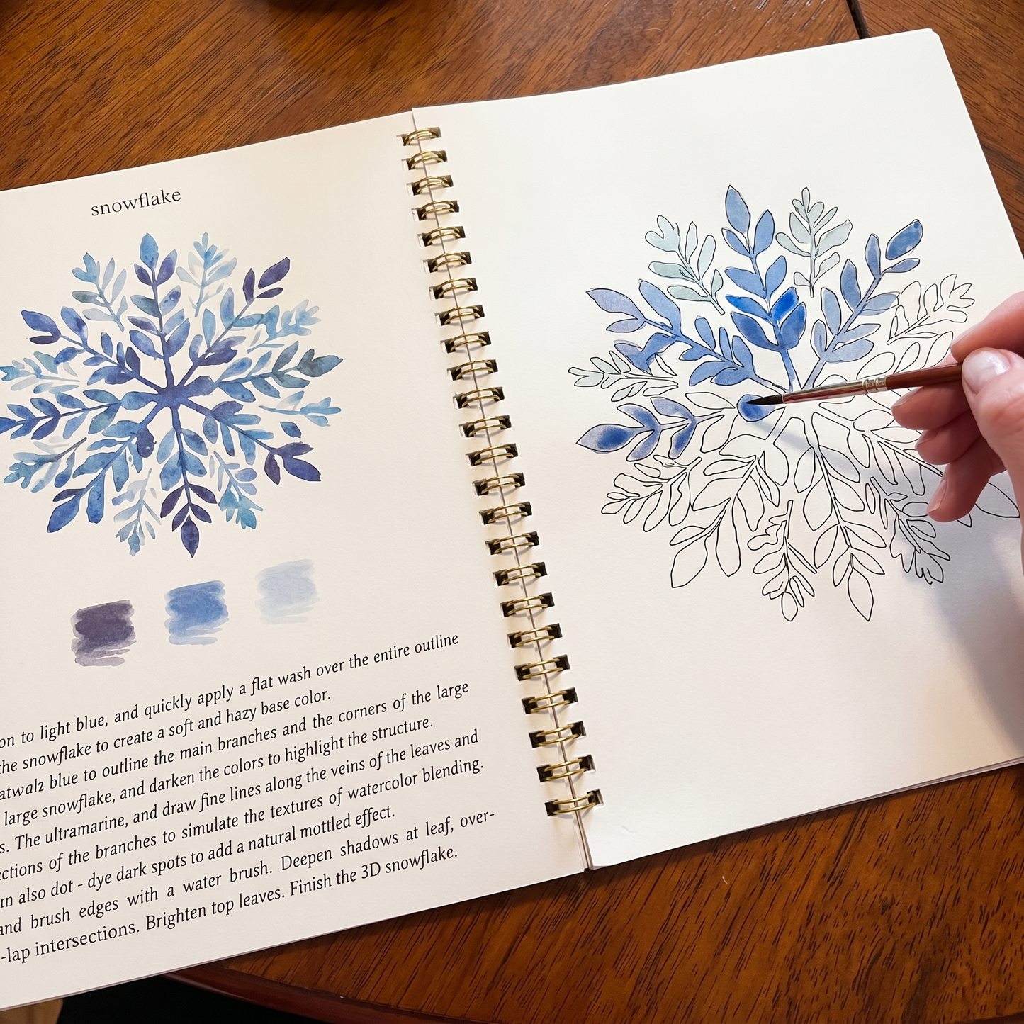 Create & Calm Guided Watercolour Book