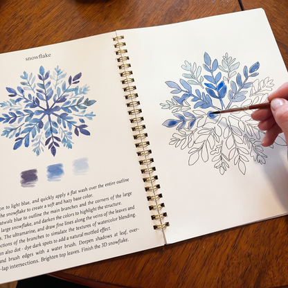 Create & Calm Guided Watercolour Book
