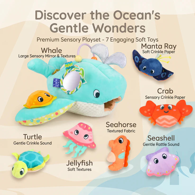 Ocean Friends Plush Discovery Set