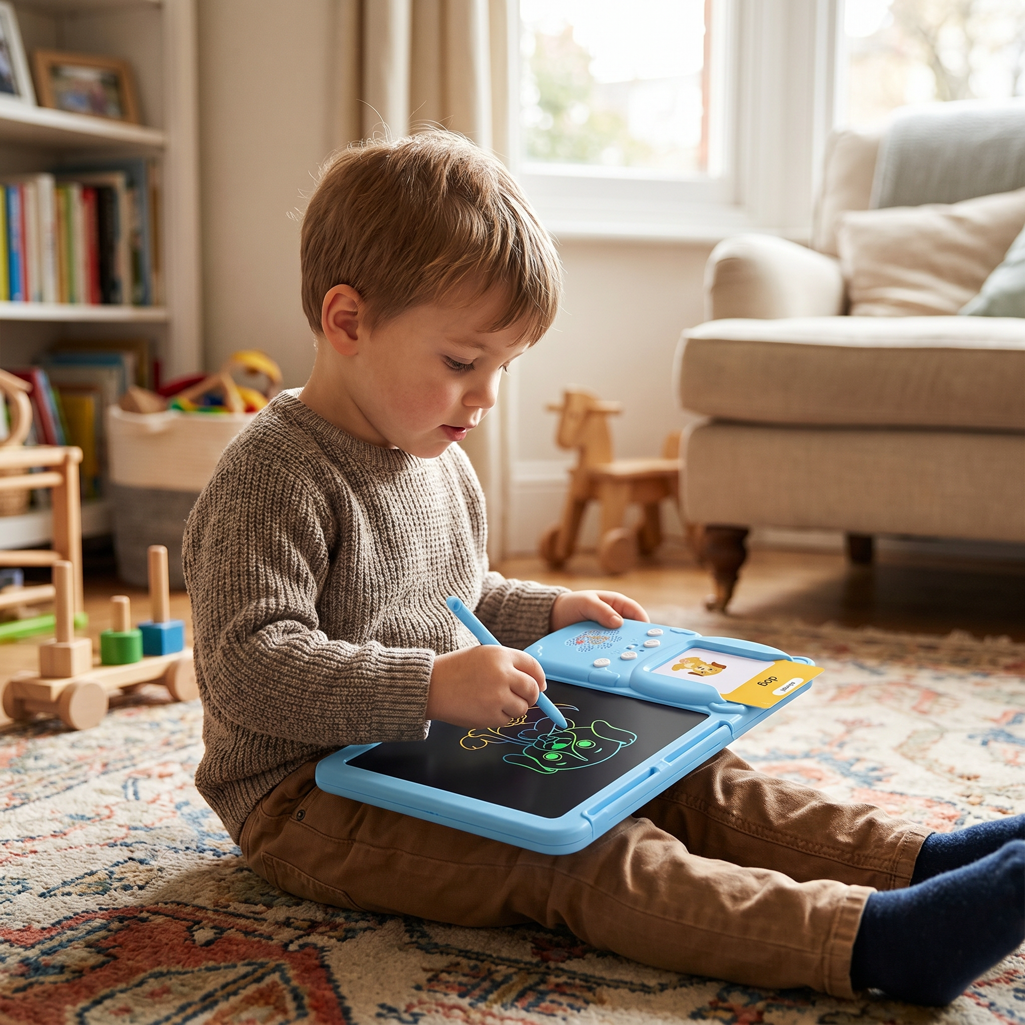 2 in 1 Kids Learning Tablet 224 Cards – Little Australian